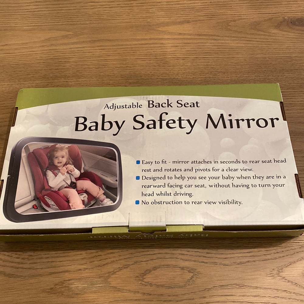COPY - Adjustable back seat safety mirror